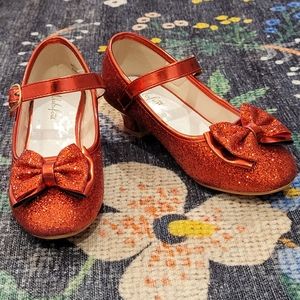 Sparkly Red Mary Janes "Ruby Slippers" ❤️
